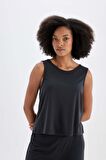 DeFactoFit Standart Fit Bisiklet Yaka Modal Sporcu Atlet C0495AX24SMAR231