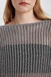 DeFacto Relax Fit Kayık Yaka Kroşe Triko Kazak C4206AX24SPGR453