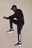 DeFactoFit Standart Fit Jogger Eşofman Altı Skuba Dalgıç Kumaş Sporcu Beli Lastikli B4537AX25SPBK81