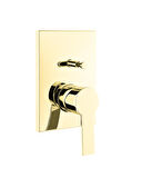Artema Flo S A4221223 Ankastre Banyo Bataryası, Sıva Üstü Grubu, Altın