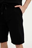 DeFacto Regular Fit Düz Paça Gabardin Bermuda Şort C5397AX24SMBK81
