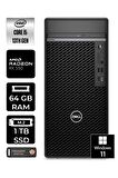 DELL OPTIPLEX i5 13500 64GB RAM 1TB SSD RX550/4GB W11PRO N010O7010MTU MASAÜSTÜ PC & PER4BELLEK