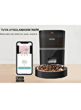 OVIOO QQ005  6lt Kameralı ve Uzaktan Wifi Bağlantılı Paslanmaz Kaseli Kedi ve Köpek Besleyici 