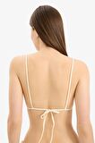DeFacto Regular Fit Nakışlı Brode Üçgen Bikini Üstü-Fall in Love B6894AX25SMER103
