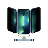 Apple iphone 13 Pro Mat Hayalet Ekran Gizli Privacy Tam Kaplayan Kırılmaz Cam Seramik Nano Ekran Koruyucu