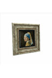 İnci Küpeli Kız (Johannes Vermeer, 1665 Baskılı Taş Tablo 20x20