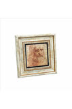 Otoportre (Leonardo Da Vinci, 1512) Baskılı Taş Tablo 20x20