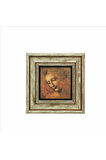 Kadın Başı Eskizi (Leonardo Da Vinci, 1508) Baskılı Taş Tablo 20x20