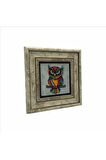 Baykuş Baskılı Taş Tablo 20x20