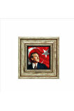 Mustafa Kemal Atatürk Baskılı Taş Tablo 20x20
