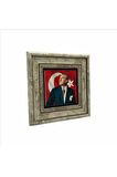 Mustafa Kemal Atatürk Baskılı Taş Tablo 20x20