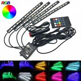 9 LED X 4 Ayak altı Araç İçi Müziğe Duyarlı LED Aydınlatma