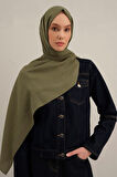 Haki Link Desen  Bambu Cotton Şal  49
