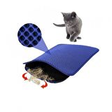 Prochef 60 X 40 Cm Mavi Elekli Paspas & Kedi Tuvaleti Önü Paspası