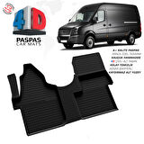 Volkswagen Crafter Ön Çiftli Koltuk 4D Havuzlu Paspas (Ön 2 Parça) 2006 Model Ve Sonrası