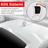Mulpex Sensörlü Fotoselli Otomatik Kağıt Havlu Makinesi 21 cm. Beyaz
