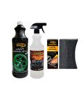Neon Jant Temizleyici 750 ml+ Lastik Parlatıcı 750 ml + Lastik Parlatma Süngeri