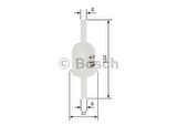 MERCEDES-BENZ 190 D (09.1989 - 08.1993) BOSCH Filtre Seti filitre