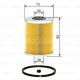 OPEL Vectra 2.0 DI Caravan (09.1996 - 08.2000) BOSCH Filtre Seti filitre