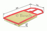 SKODA Fabia 1.2 (08.2002 - 05.2004) BOSCH Filtre Seti filitre
