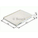 SKODA Fabia 1.4 (09.1999 - 08.2003) BOSCH Filtre Seti filitre