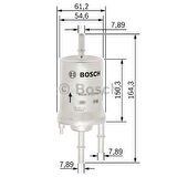 VW (VOLKSWAGEN) Polo 1.4 (04.2005 - 05.2007) BOSCH Filtre Seti filitre