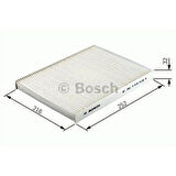 SKODA Fabia 1.2 (03.2010 - 12.2014) BOSCH Filtre Seti filitre