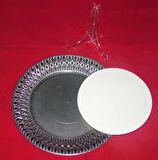 Sublimasyon Özel Tabak 24 cm (gümüş)