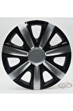 Jant Kapağı Siyah-gri Kırılmaz 14" Vw Model (Amblem Hediyeli) (1 Adet)