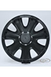 Jant Kapağı Siyah-gri Kırılmaz 14" Vw Model (Amblem Hediyeli) (1 Adet)