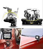 Kaput Üstü Off-Road Led Montaj Ayağı (2 Adet)
