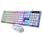 Rgb ışıklı Hassas gaming klavye ve mouse seti gecikmesiz oyuncu klavye mouse seti