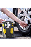 12v Fenerli Kompresör araç lastik şişirme pompası araba bisiklet motor için taşınabilir Göstergeli