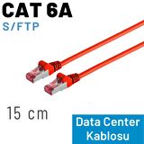 IRENIS 15 cm CAT 6A Kablo, S/FTP Ethernet Data Center Patch Kablo