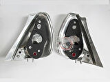 2001-2008 Honda Jazz Modifiye Stop Lambası Sağ-Sol Set 2 Parça Beyaz-Nikelajlı (Tyc) (Adet)