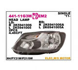 Far Caddy 2010-2015 (H4) Sağ (1 Adet) (Oem No: 2K5941006A)