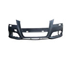 2009-2012 Audi A3 Ön Tampon Gri (Sis-Panjur Delikli-Sensör Deliksiz-Far Yıkama Delikli) (Tw) (Adet) (Oem No:8P0807105Fgru)