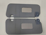Peugeot 207- 06/12; Güneşlik Gri Sağ/Sol Set 2 Parça (Oem No: 1521-3041)