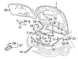 Kaput Menteşesi Sağ Passat 9705 None (Oem No: Vw-3B0823302A)