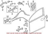 Honda Cıvıc- Hb- 16/21; Ön Kapı Durdurucusu Sağ/Sol Aynı (Adet) (Kapı Gergisi) (Oem No: 72380Tbaa01)