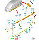 Marşpiyel  Bakalıtı Sol Sol Tümü Ford Transıt V-363 Bm 14- (Oem No: Bk31 V10155 Af5Cnd)