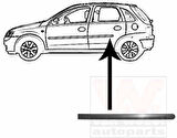 2000-2003 Opel Corsa C Arka Kapı Bandı Sol Siyah 5 Kapı (Adet) (Oem No:5171010)
