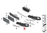 Tampon Panjuru Ön Sağ Bmw F30 Lcı-F31 Lcı Bm 14-18 (Oem No: 51117396888)