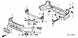2002-2006 Honda Crv Arka Tampon Braketi Sol (Tyg) (Adet) (Oem No:71598S9A000)