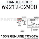 Kapı Kolu Corolla 2013-2018 Ön Dış Sol (Oem No:69212-02900) (Adet)