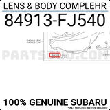 Japon Xv (Gp) 1.6 2015-2017 Far Sağ Halogen (Oem No:84913Fj540)