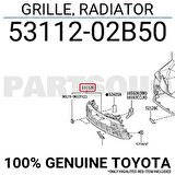 Tampon Panjurusı Corolla 2019-2024 Ön (Çeki Kapağı Dahil) (Oem No:5311202B50)