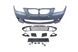 bmw 5 serı- 5 serisi- 2004-2007  ön tampon (ızgaralı//plaka plast.)sen.delıklı 18mm/f.yık.lı) (m-tech) astarl Oem No (A51117897208S2)