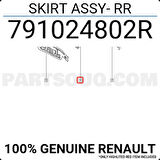 Clio Symbol Arka Panel İç 2012- Oem No (791024802R)