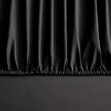 Linens Mix&Match Saten Çift Kişilik Lastikli Çarşaf Siyah